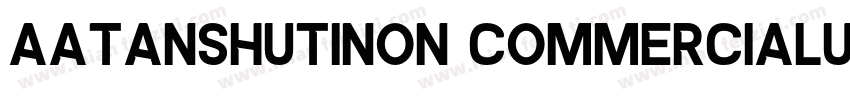 AaTanshutiNon CommercialUse字体转换